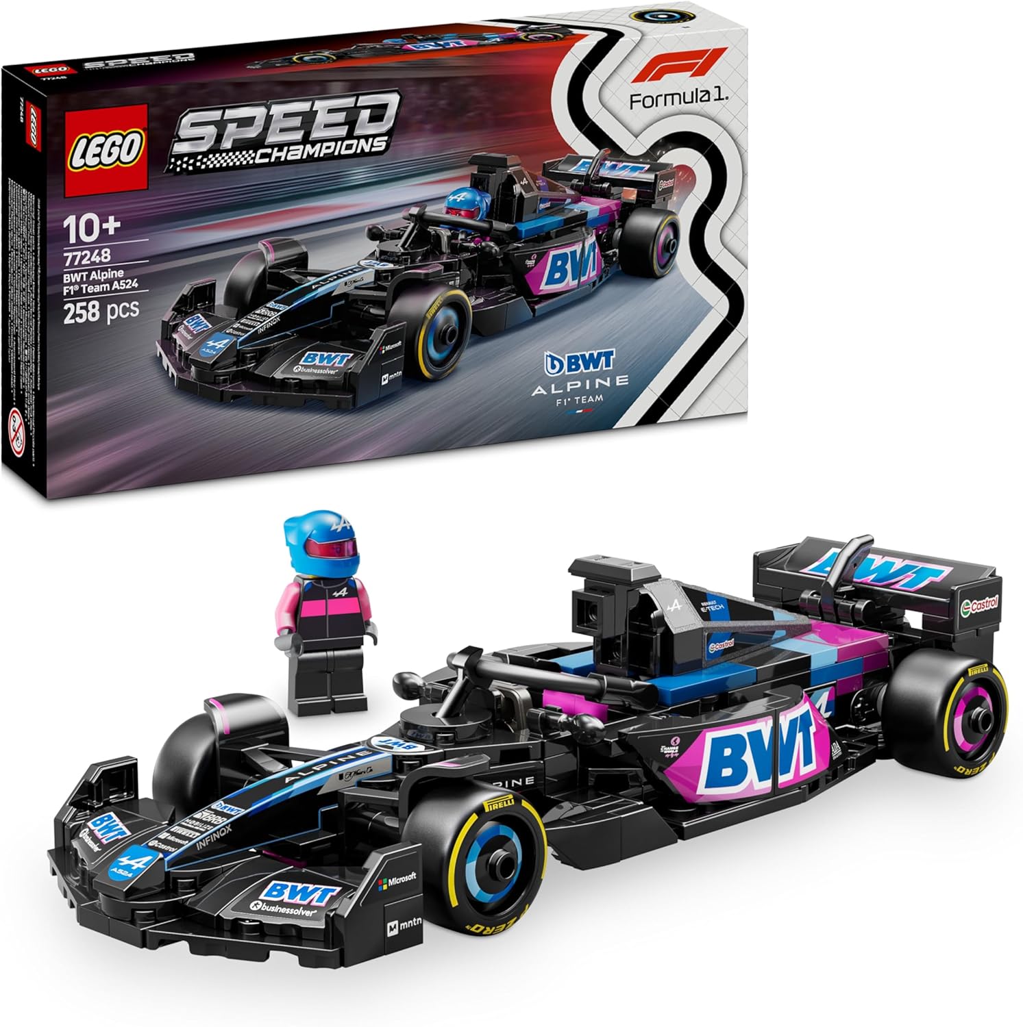 LEGO 77248 AUTO DA CORSA BWT ALPINE F1 TEAM A524 SPEED CHAMPION