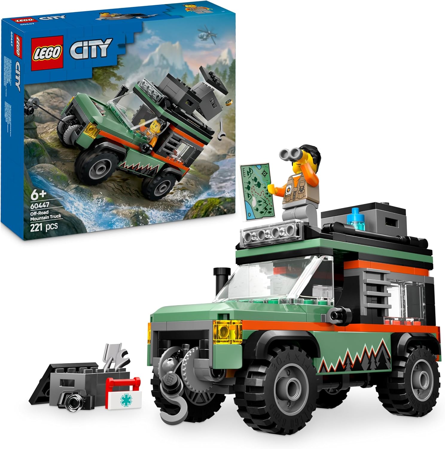 LEGO 60447 FUORISTRADA DI MONTAGNA 4X4 CITY