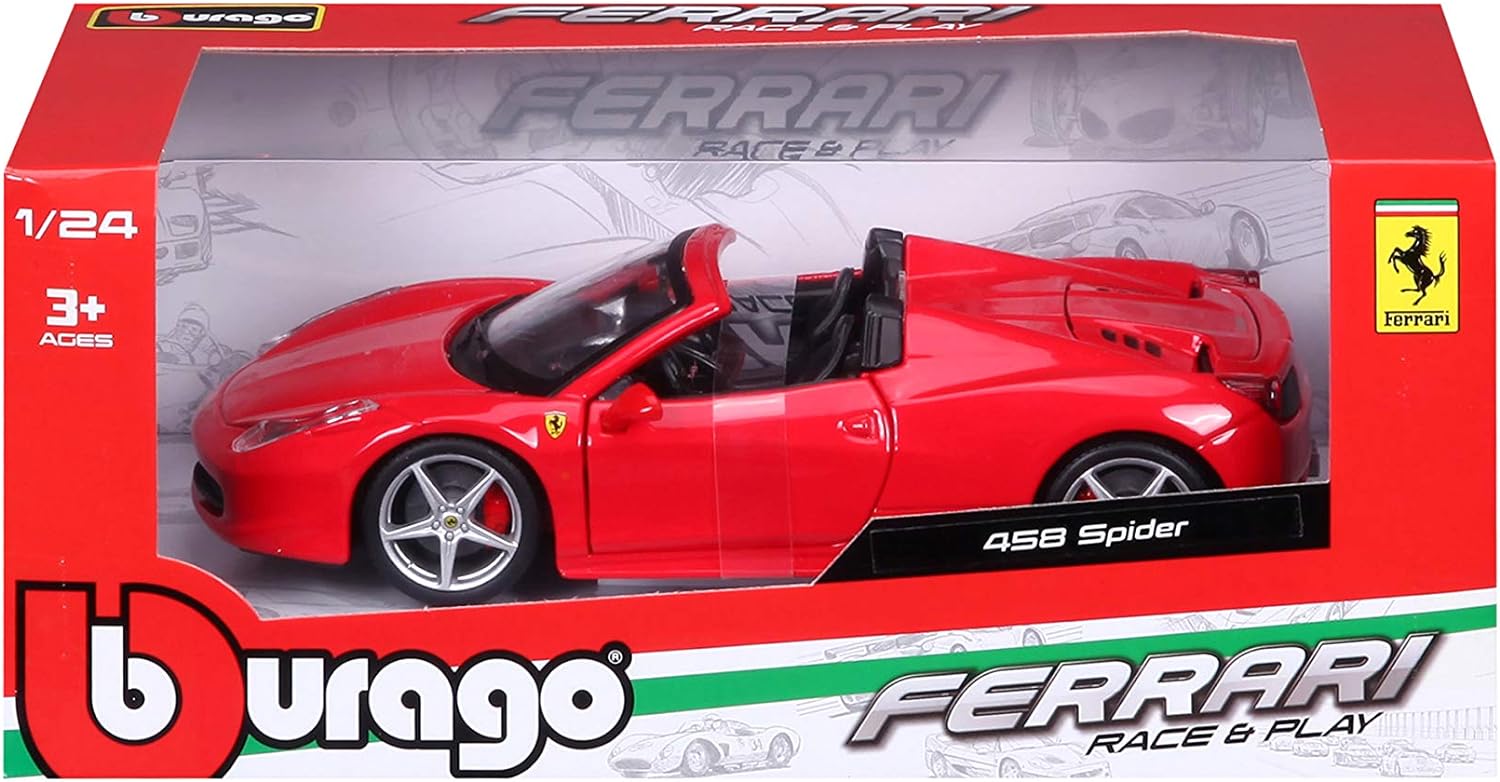 BURAGO 90595 FERRARI 458 SPIDER SCALA 1/24