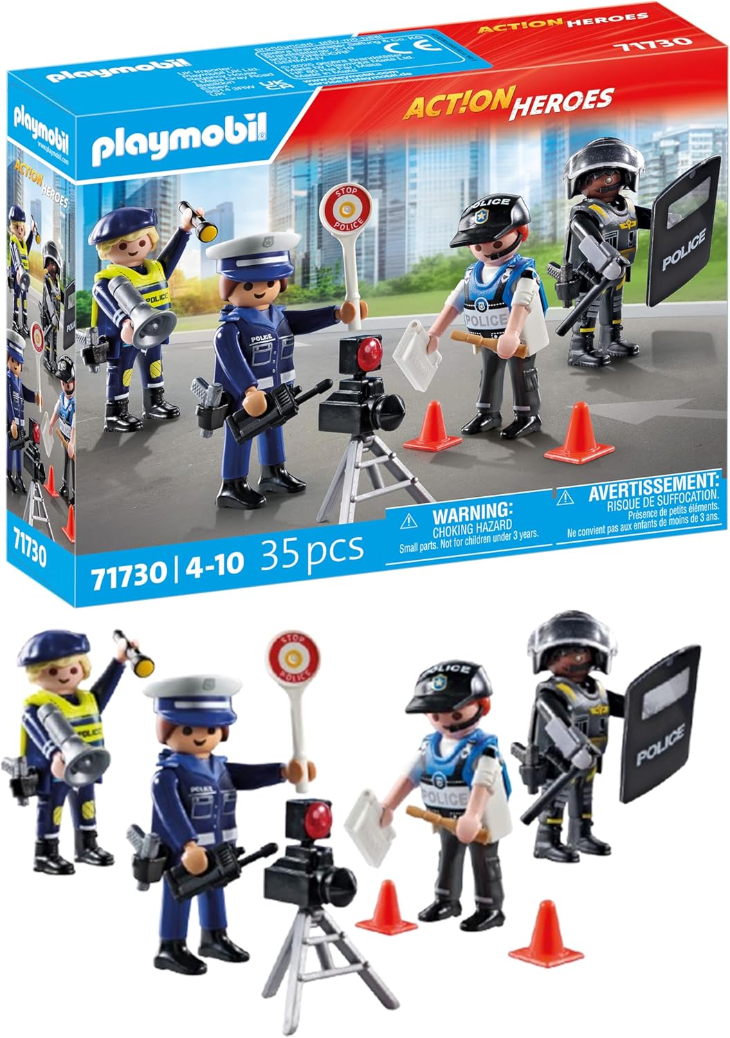 PLAYMOBIL 71730 SET PERSONAGGI DELLA POLIZIA