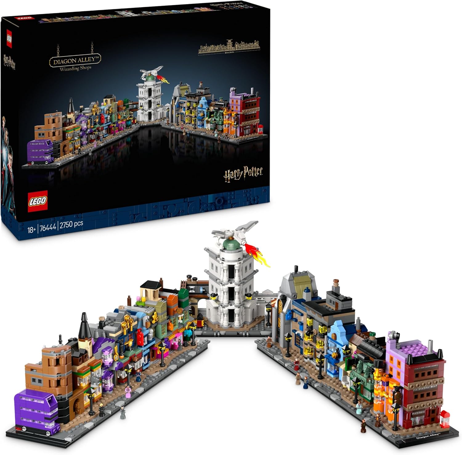 LEGO 76444 NEGOZI DI MAGIA DI DIAGON ALLEY HARRY POTTER