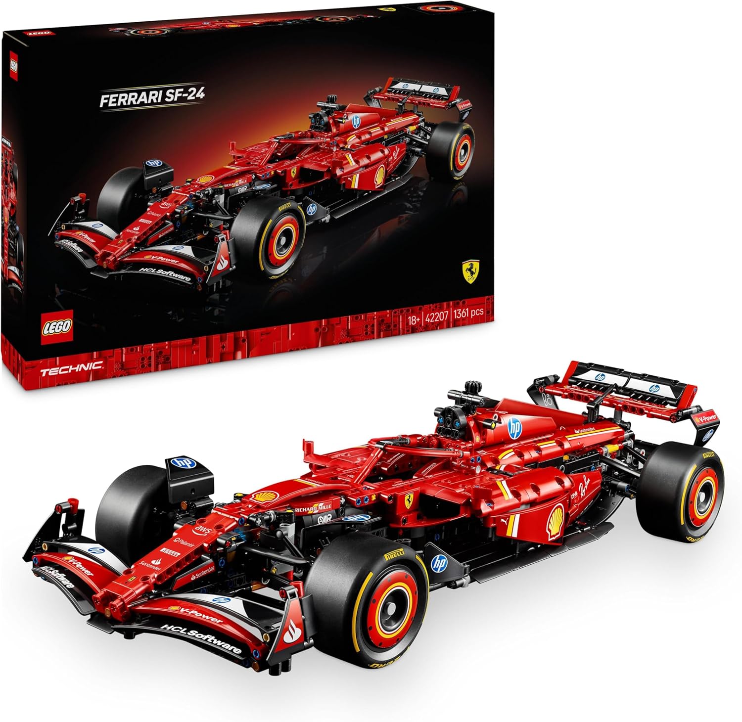 LEGO 42207 MONOPOSTO F1 FERRARI SF-24 TECHNIC