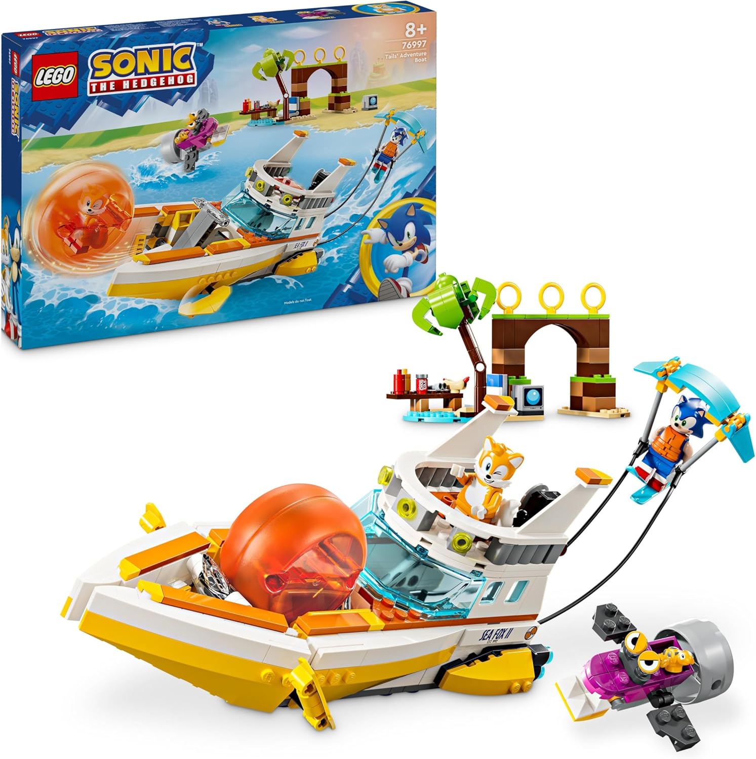 LEGO 76997 L'AEROSCAFO DELLE AVVENTURE DI TAILS SONIC