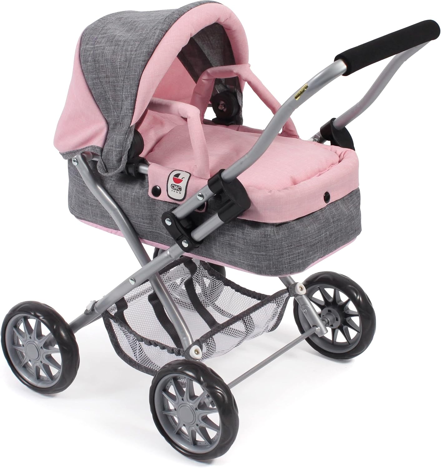 CHIC BAYER CARROZZINA SMARTY ROSA/GRIGIA