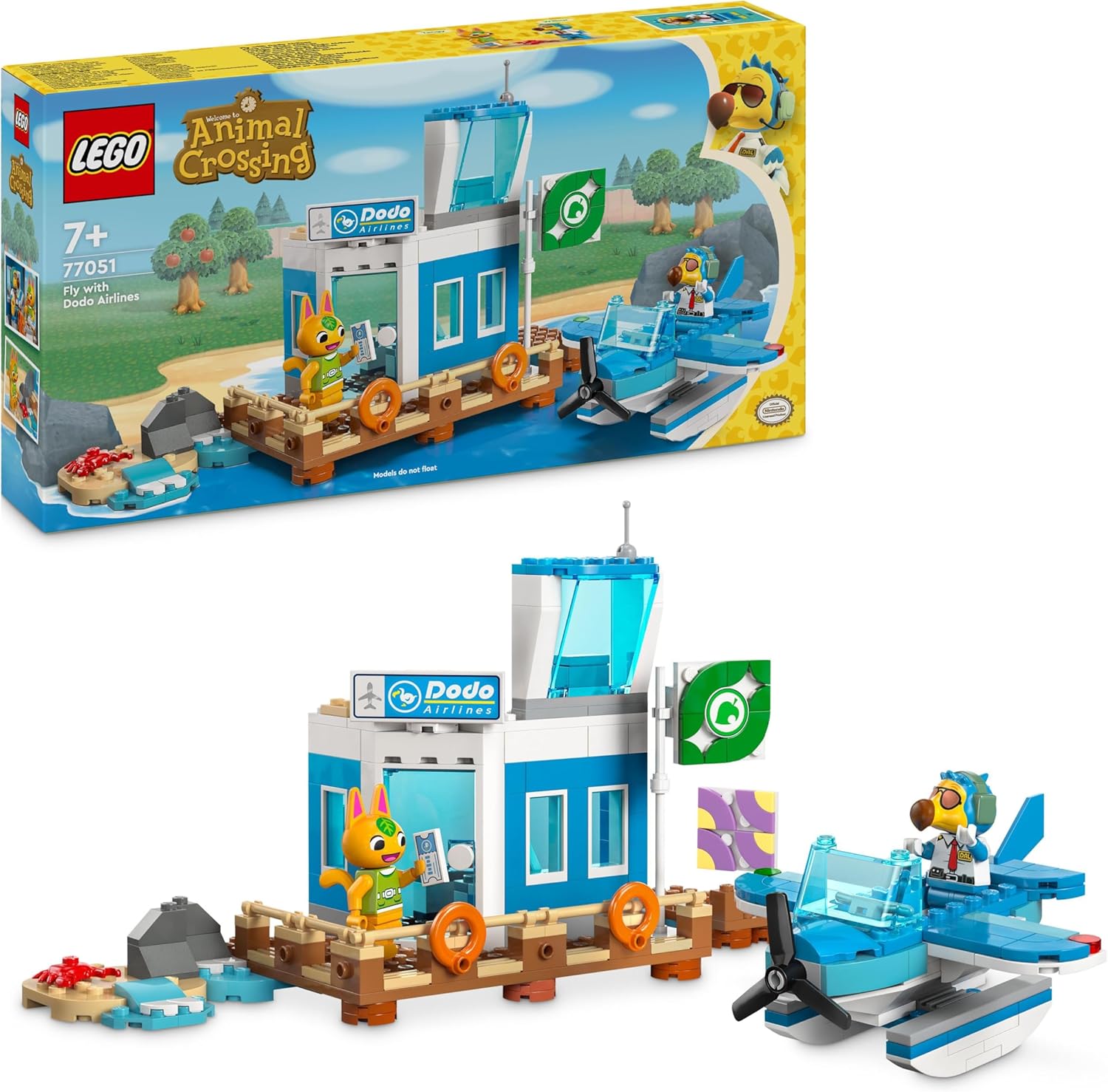 LEGO 77051 IN VOLO CON LA DODO AIRLINES ANIMAL CROSSING