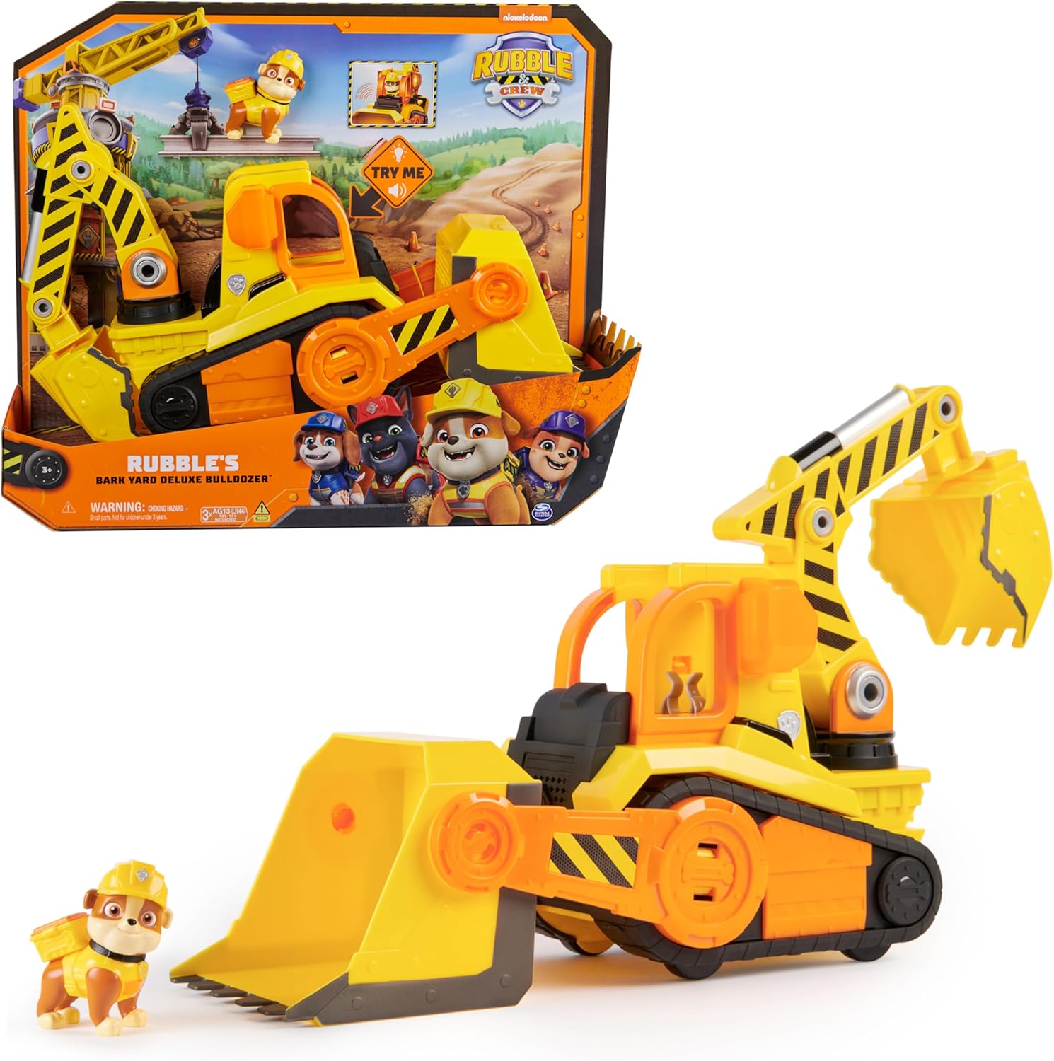 SPINMASTER 6068074 PAW PATROL VEICOLO DELUXE DI RUBBLE