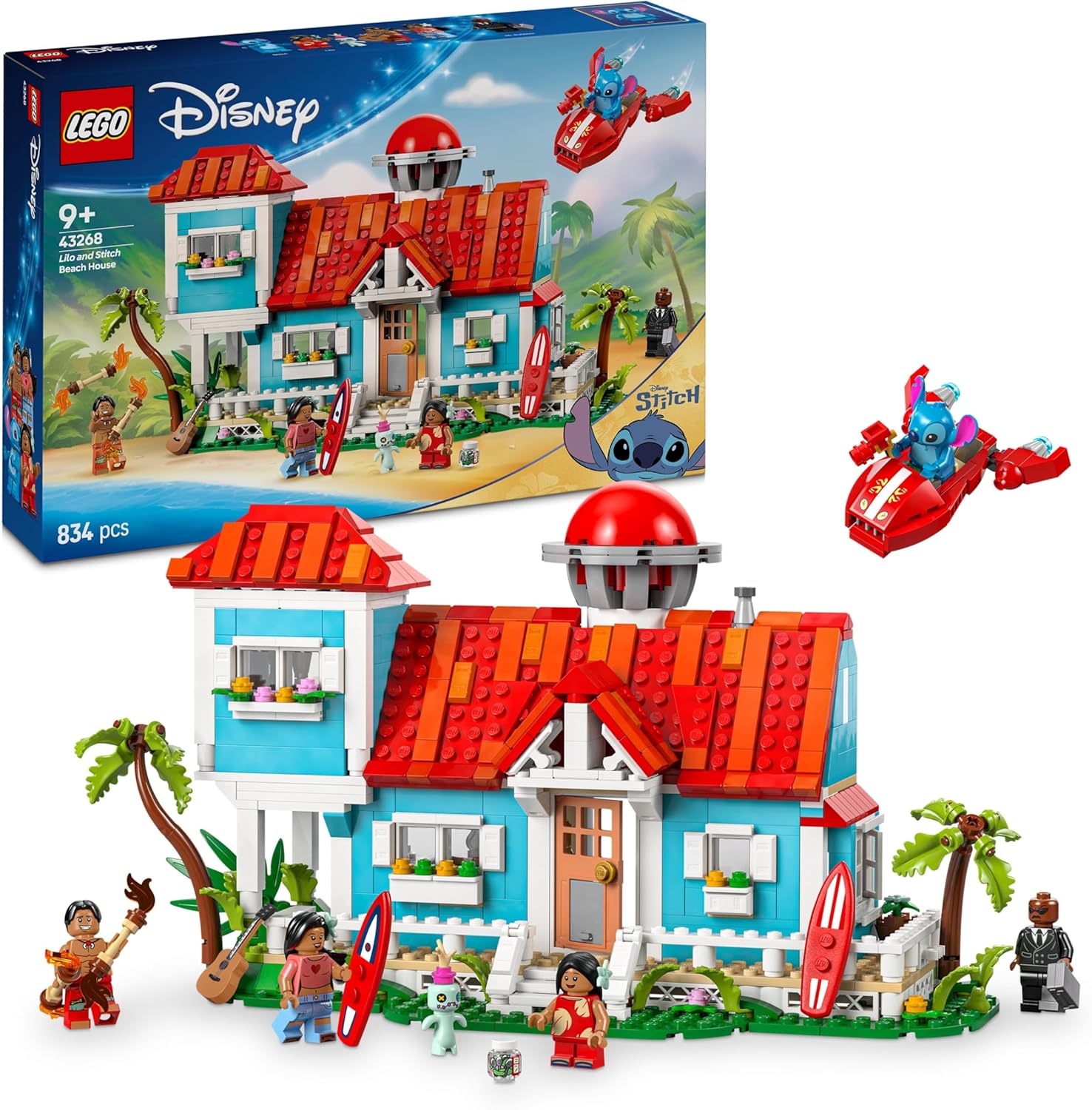 LEGO 43268 CASA SULLA SPAIGGIA DI LILO E STITCH DISNEY