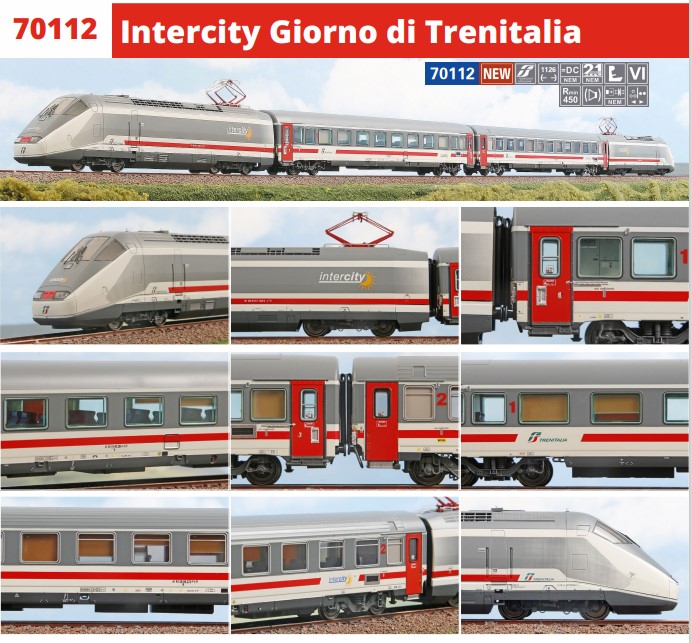 ACME 70012 SET INTERCITY GIORNO DI RENITALIA