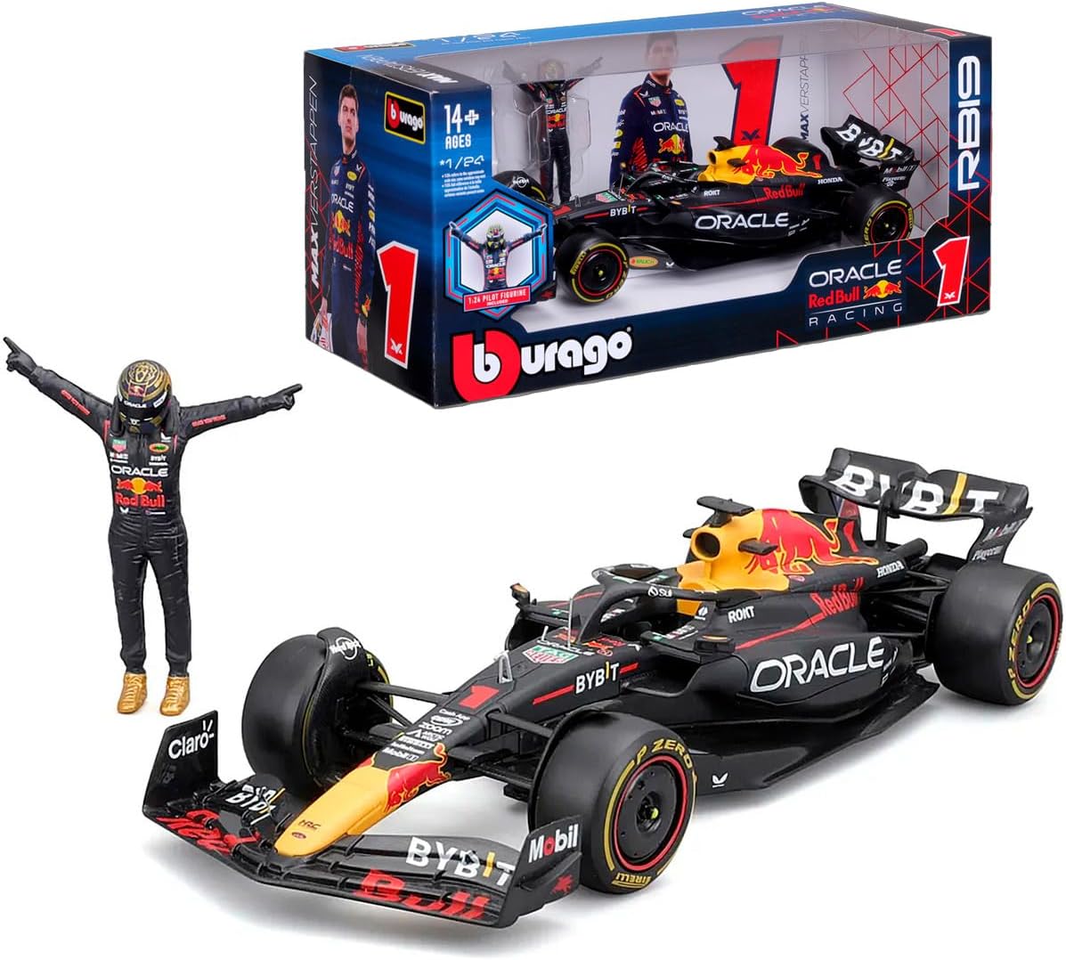 BRUAGO 1828036V F1 RED BULL RACING RB18 VERSTAPPEN SCALA 1/24