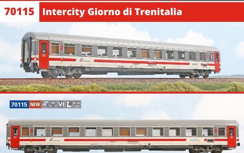 ACME 70115 CARROZZA AGGIUNTIVA INTERCITY GIORNO