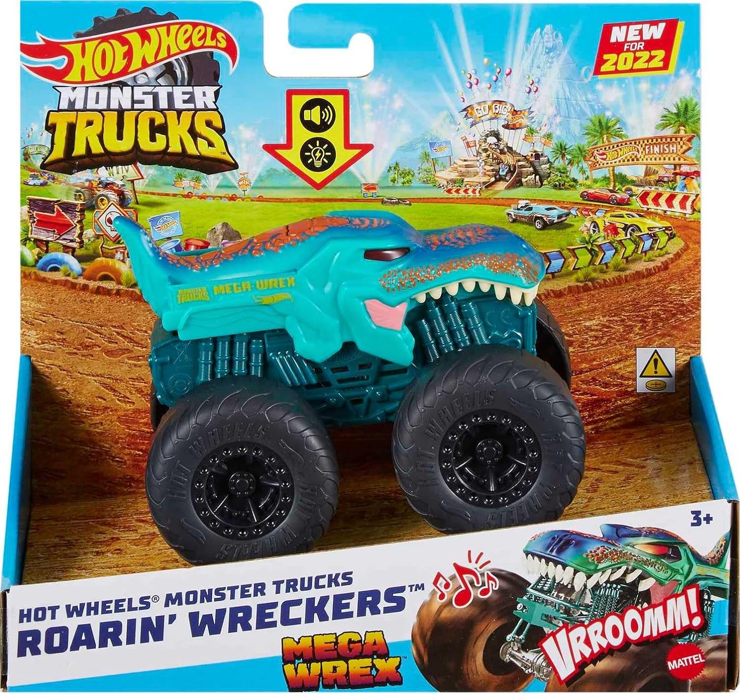 MATTEL HDX64 HOT WHEELS MONSTER TRUCK MEGA WRX